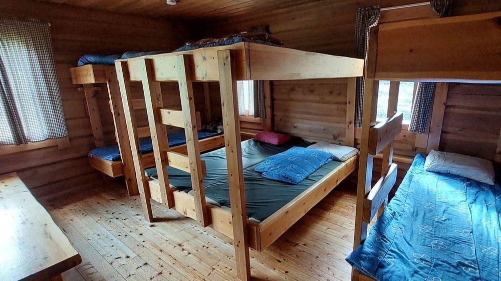 The room has bunk beds.